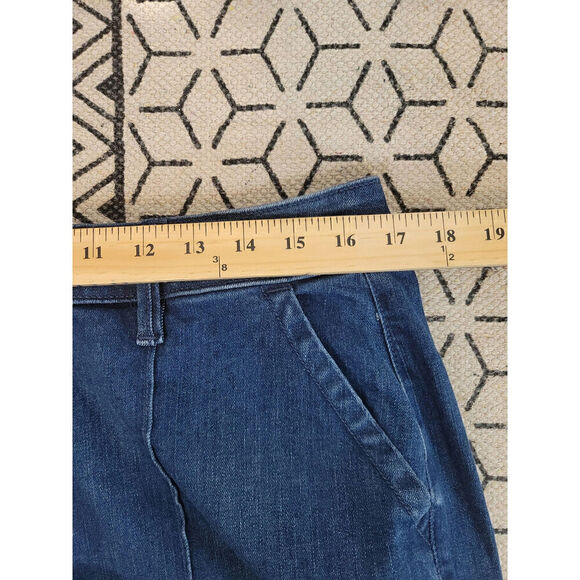LANE BRYANT WIDE LEG FRONT SEAM TROUSER JEAN, SZ 14 - Picture 10 of 14